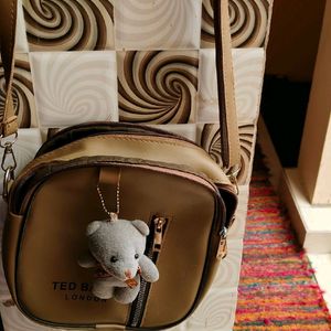 Siling Bag With Cute Teddy