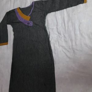 Grey Kurta