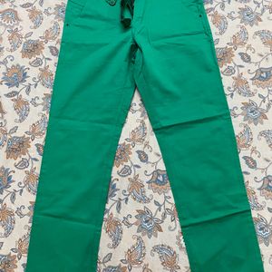 Green Cotton Trousers 💚