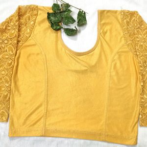 Golden Blouse At Low Price