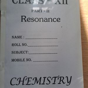 Resonance Chemistry