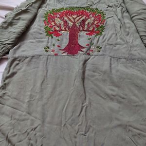 Olive Colour Kurti