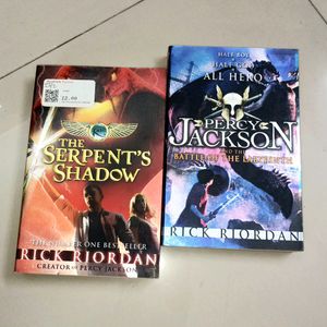 Percy Jackson Rick Riordan 2 Books