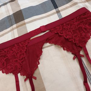 Lace Suspender Belt