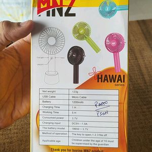 Mini Portable Rechargeable Fan