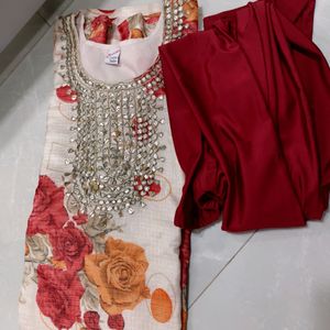 Kurta N Leggings Set, L Size