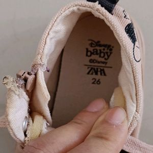 Zara Minnie Mouse Girls Shoe