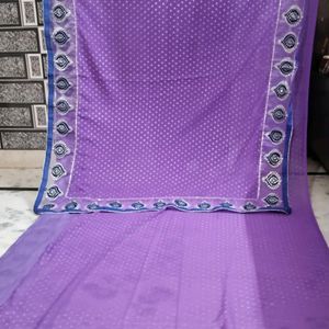 Border Embroidery Work  Saree