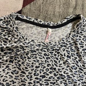 Lee Cooper Leopard Print Tshirt