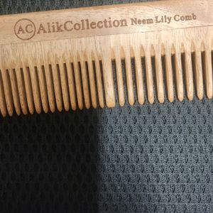 Neem Wood Comb For Hair Growth And Shine