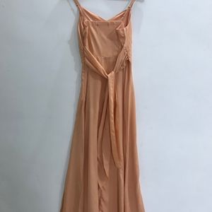 Long Orange Dress