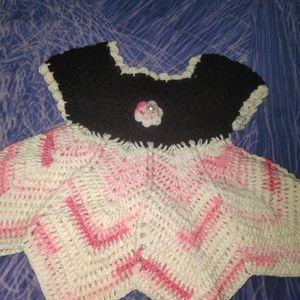 Kids Winter Dress Healthy Baby Crochet Handmade