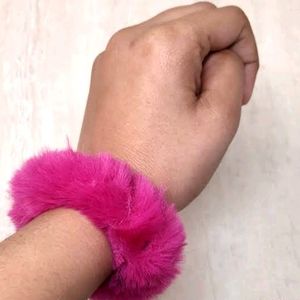 Hot Pink Hair Scrunchy💝 For Women