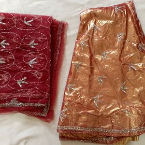 Unstitched Lehenga Choli Fabric And Dupatta