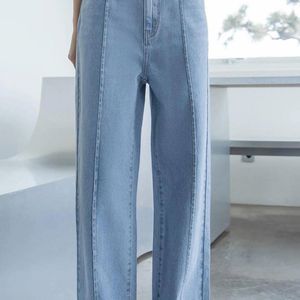 High Rise Blue Jeans