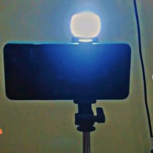 Selfie Stick Tripod with LED Fill Light,