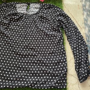 Polka Dotted Hip cover Top