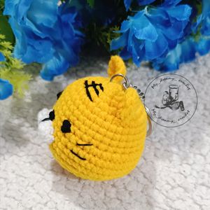 Amigurumi Tiger Keychain