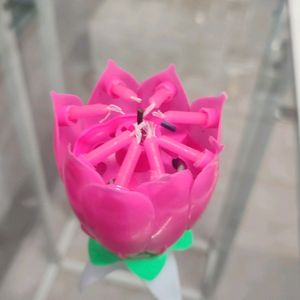 Music Flower Candle