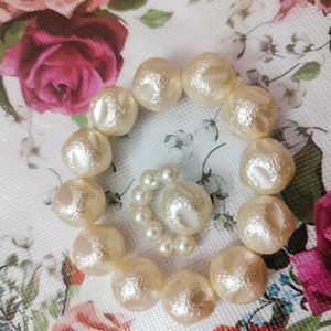 Pearl Bracelet & Ring Combo