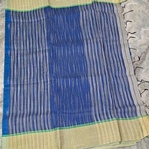 Bright Blue Saree For SALE