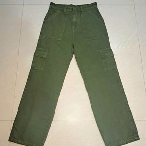 New Olive Green Cargo Pants