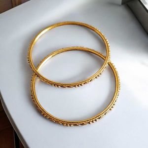 Gold Plated Metal Bangles.