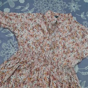 Mini Frock with Flower print