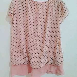 Beautiful Peach Pink Top