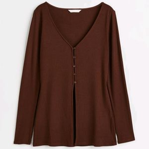 H&M Brown Cardigan/ Size-S