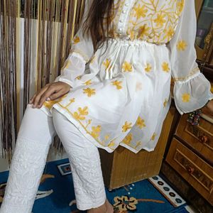 Kurti Pant Set+Freebie😍❤