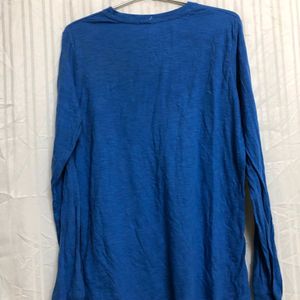 Blue Long Sleeve T Shirt