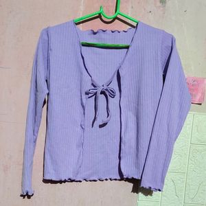 Korean Lavender Top Jacket