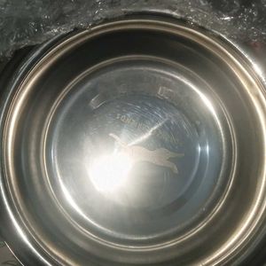 Combo Of Stainless Steel Dog Bowl