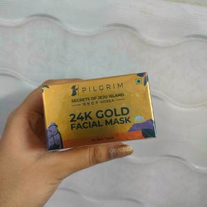 Pilgrim 24 K Golden Viral Facial Mask 50gm