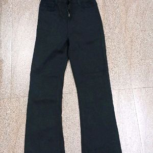 Super Stretchable Bootcut Black Pant For Women