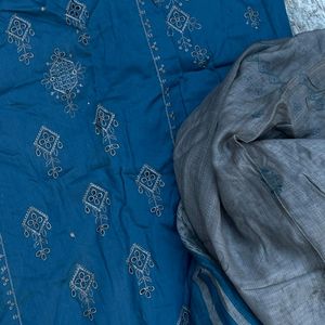 Branded Suit With Pure Silk Dupatta