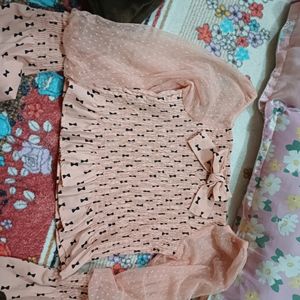 Pink Off Shoulder  Clothes