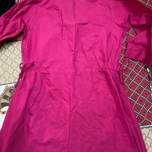 Pink Party Wear Kurti