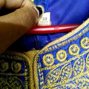 Royal Blue Long Party Wear