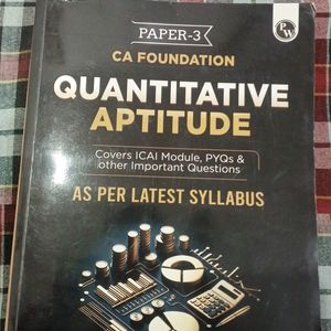 Ca Foundation Quantitative Aptitude