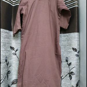 Kurti Hand Work Pant Brown Color Same Aayngi