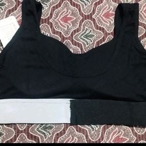 Paded Sports Black Bra