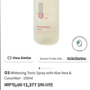 O3+ Whitening Tonic Toner