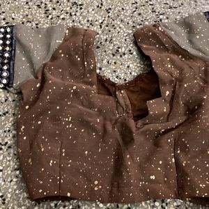 Shades Of Brown Blouse For Grabs