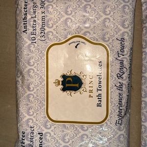 Combo Of Prince Bath Towelettes Wet Wipes