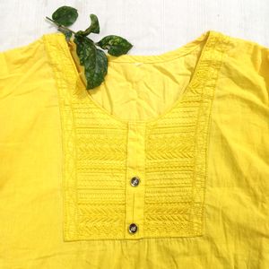 Yellow Kurta For Women