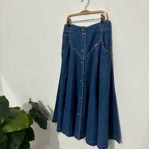 Vintage Denim Skirt