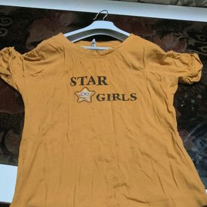 Branded Yellow Coloured Top