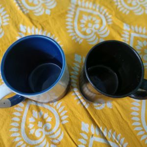 Two Big Ceramic Coffee Mugs